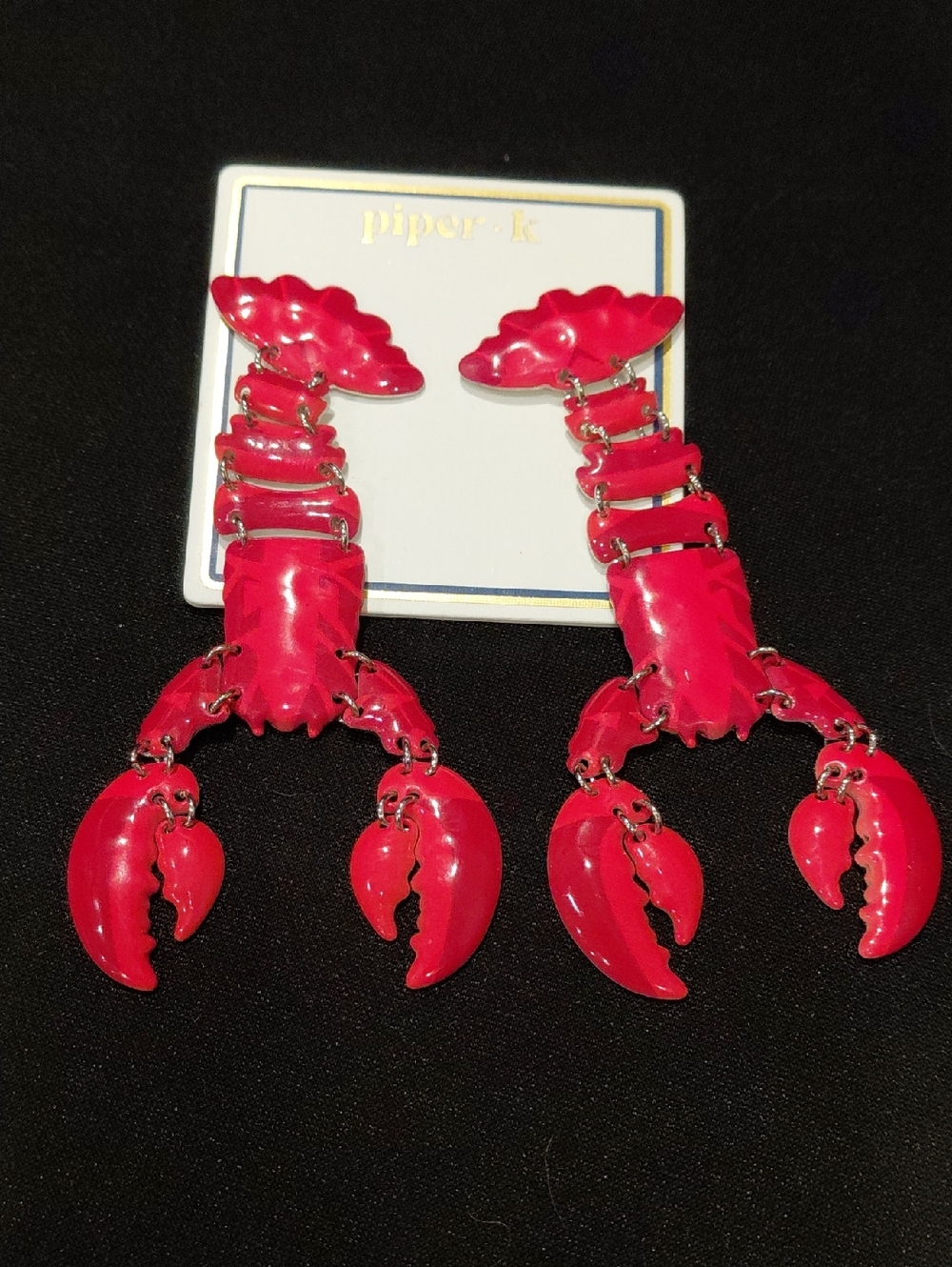 PIPER.K LOBSTER DROP EARRINGS